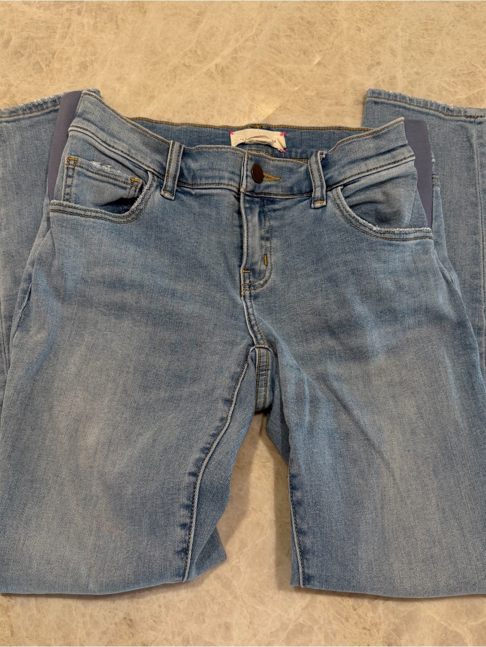 Hatch Light Blue Maternity Jeans
